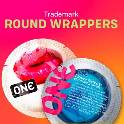 Kondomy s příchutí ONE Flavor Waves, mix 6 příchutí, 12 ks - obrázek 4