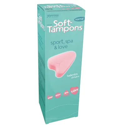 Houbové tampony bez šňůrky Joydivision Soft-Tampons Original Normal, 10 ks - obrázek 5