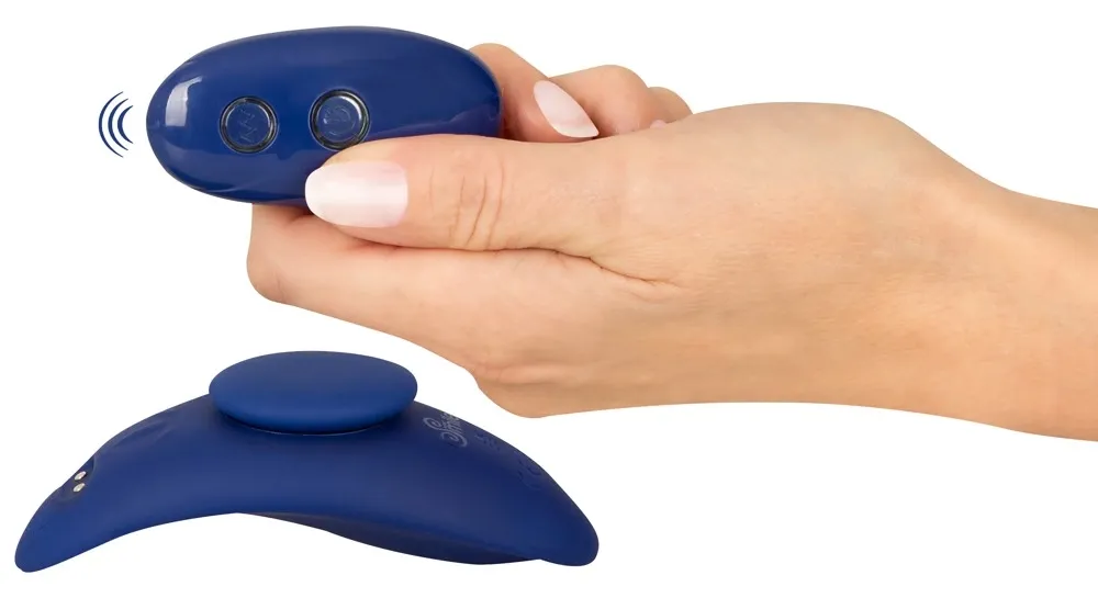 Vibrátor do kalhotek Sweet Smile Extra Slim s dálkovým ovládáním, černý - obrázek 7