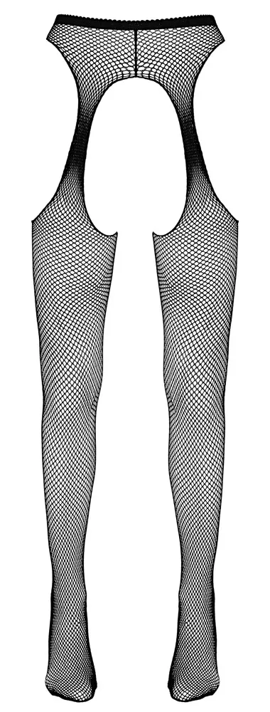 Síťované punčocháče Cottelli LEGWARE Sex Tights v podvazkovém stylu, S/M, černé - obrázek 6