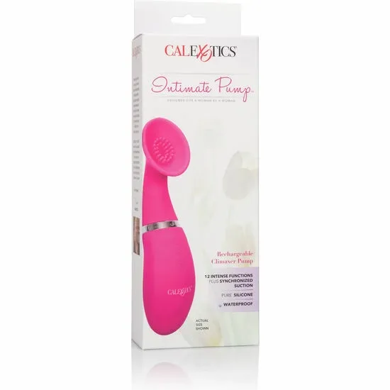 Tlakový stimulátor klitorisu s vibracemi CalExotics Climaxer Intimate Pump, růžový - obrázek 2