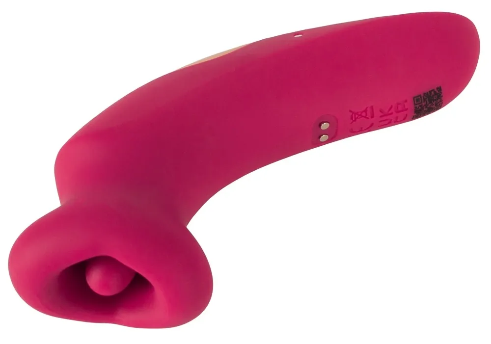 Tlakový stimulátor klitorisu s vibračním jazýčkem You2Toys Oral Fun, 14,5 cm - obrázek 5