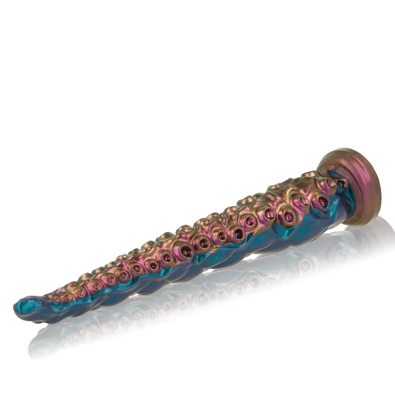 Silikonové dildo chapadlo EPIC Charybdis, velké, 31,5 cm, modré - obrázek 7