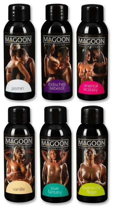Sada masážních olejů Magoon, 6 vůní, 6 x 50 ml - obrázek 8
