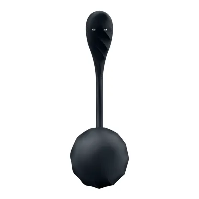 Nositelný vibrátor na bod G Satisfyer Ribbed Petal s ovladačem a aplikací, černý - obrázek 3