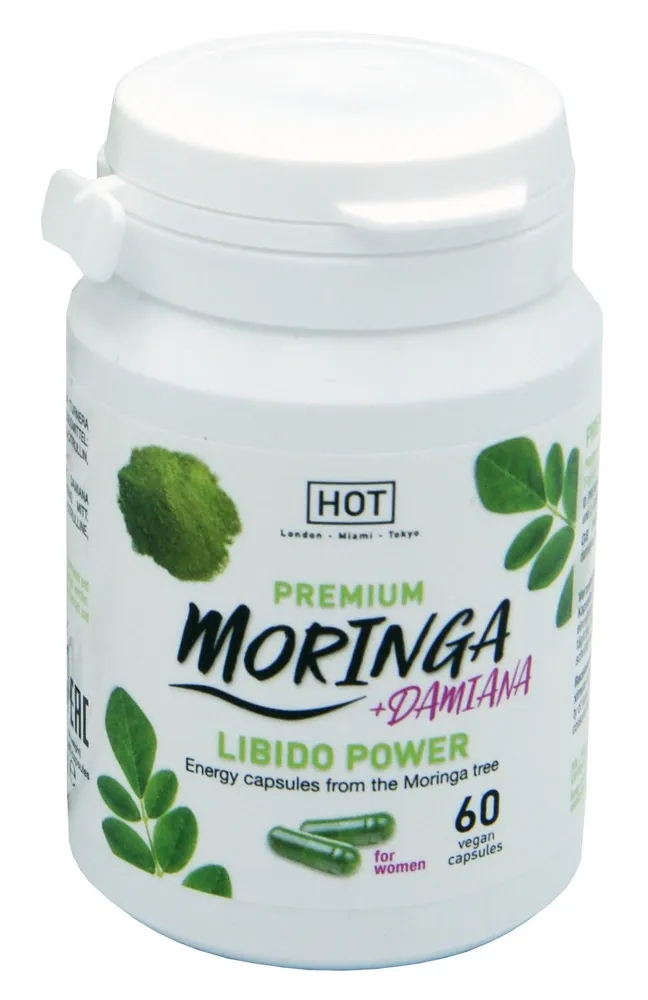 Kapsle na libido pro ženy HOT BIO Moringa Women Caps, 60 ks - obrázek 3
