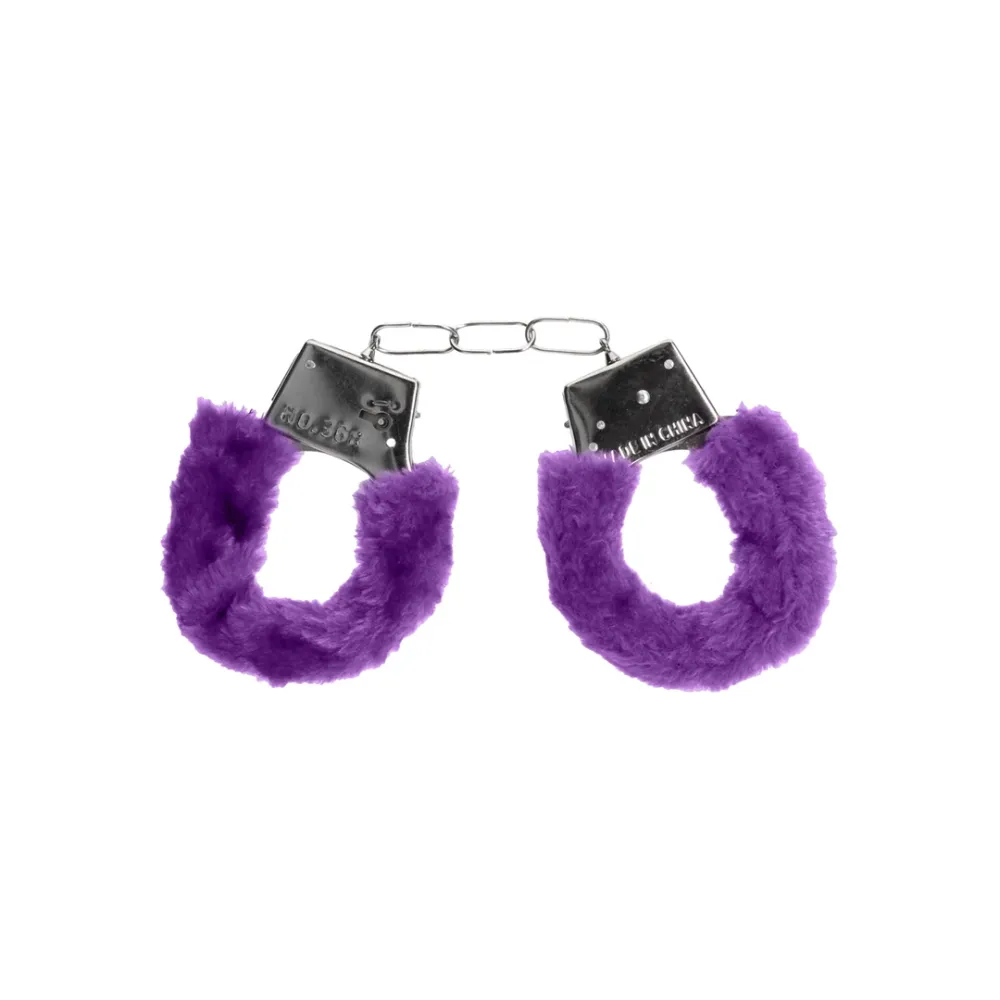 Kovová pouta s kožešinou You2Toys Beginner’s Furry Handcuffs, stříbrná - obrázek 6