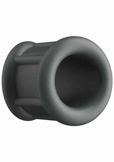 Široký silikonový kroužek na šourek Ballbuster Scrotum Ring, černý - obrázek 4
