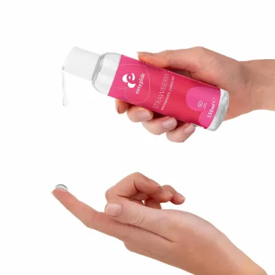 Lubrikační gel EasyGlide Strawberry s příchutí jahody, na vodní bázi, 150 ml - obrázek 9
