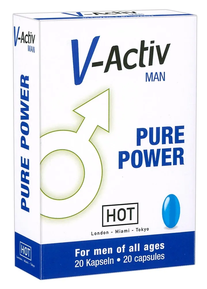 Kapsle pro muže HOT V-Activ Caps Man, 20 ks