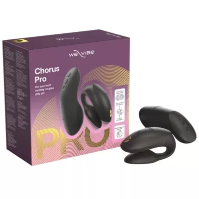 Prémiový vibrátor pro páry We-Vibe Chorus Pro s ovladačem, saténově černý - obrázek 2