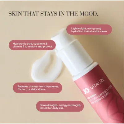 Hydratační intimní krém JO Vitalize Nourish, bez parfemace, 60 ml - obrázek 2