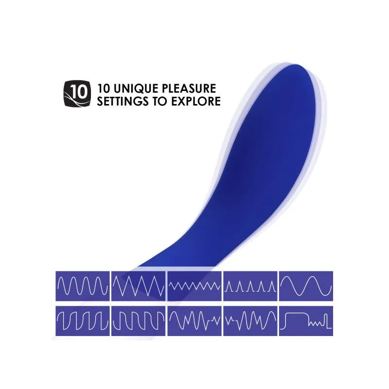 Vibrátor na bod G LELO Mona Wave, tmavě modrý - obrázek 7