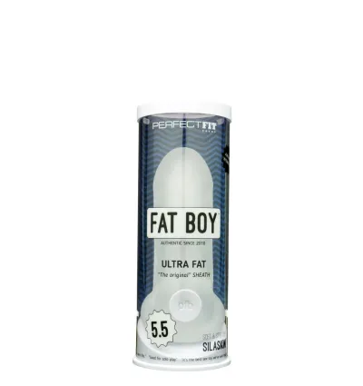 Návlek na penis Perfect Fit Fat Boy Ultra Fat Sheath, 14 cm, transparentní - obrázek 2