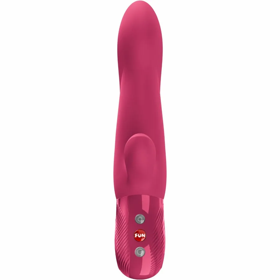 Přirážecí rabbit vibrátor FUN FACTORY Bi Stronic Arc, malinový - obrázek 3