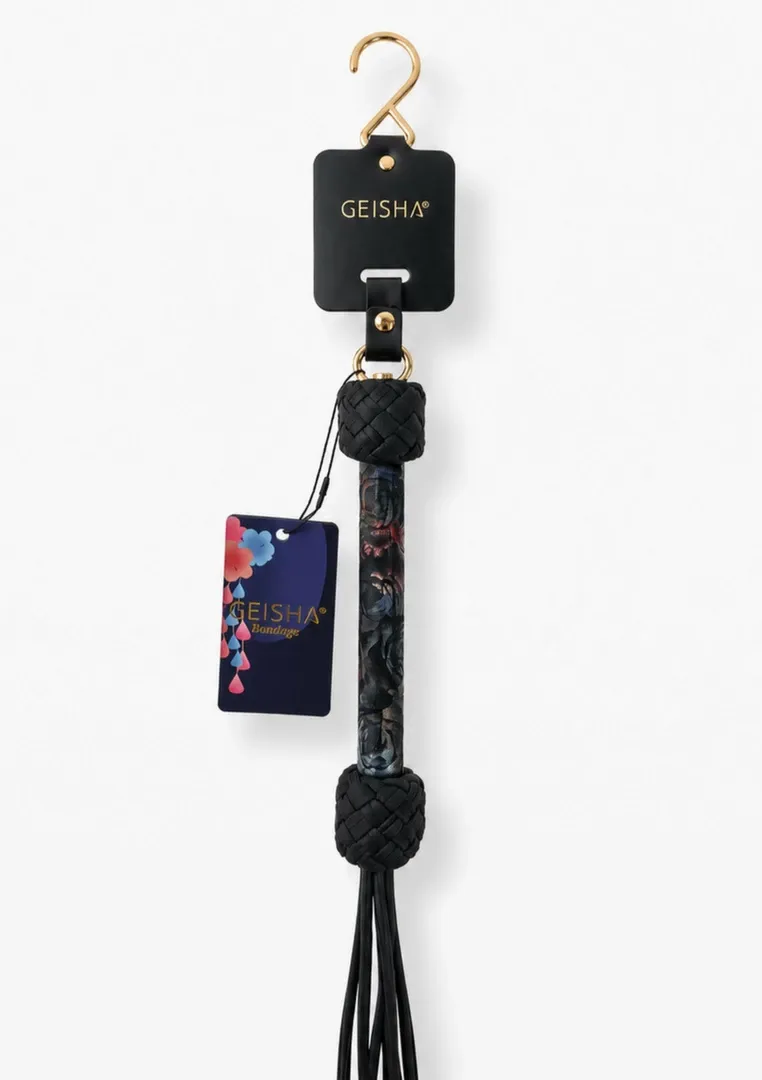 Důtky GEISHA Floral Jacquard Bloom Bud, ručně pletené, saténové - obrázek 8