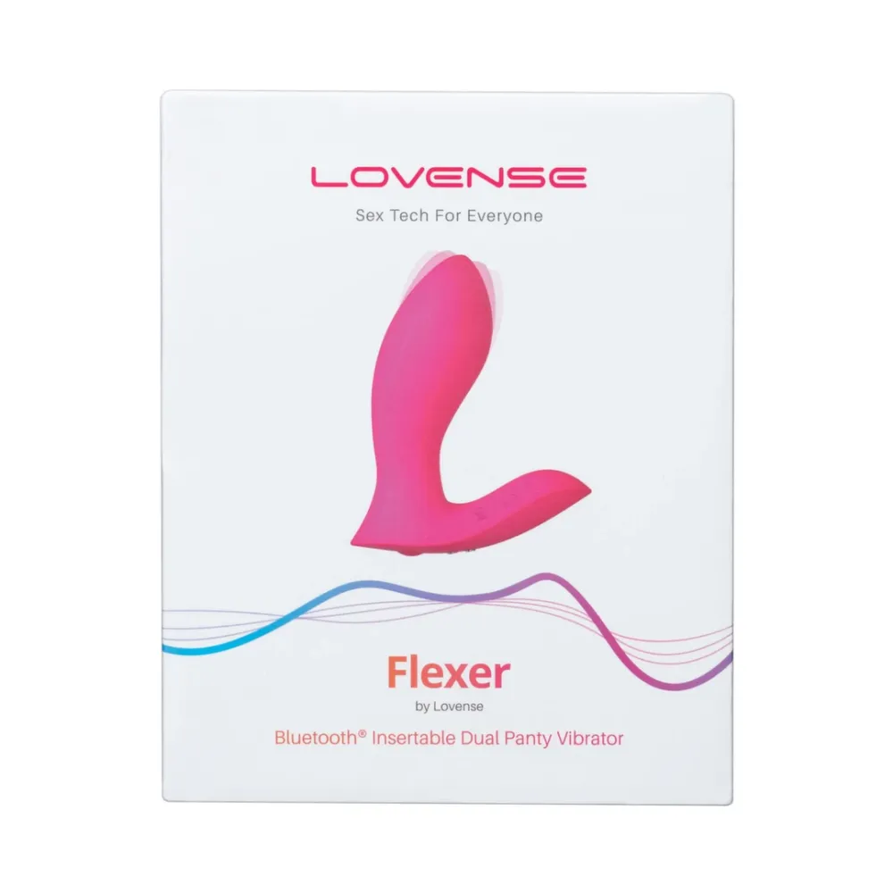 Nositelný vibrátor Lovense Flexer ovládaný aplikací, silikon, růžový - obrázek 2