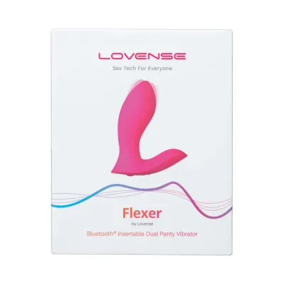 Nositelný vibrátor Lovense Flexer ovládaný aplikací, silikon, růžový - obrázek 2