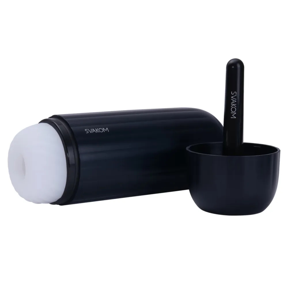 Automatický masturbátor Svakom Sam Neo 2 Pro s ohřevem a aplikací, modrý