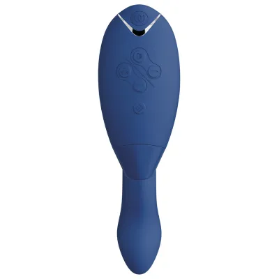 Rabbit vibrátor s tlakovým stimulátorem klitorisu Womanizer Duo 2, modrý - obrázek 3