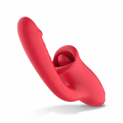 Vibrátor Teazers se stimulátorem klitorisu s jazýčkem, nabíjecí, růžový - obrázek 7