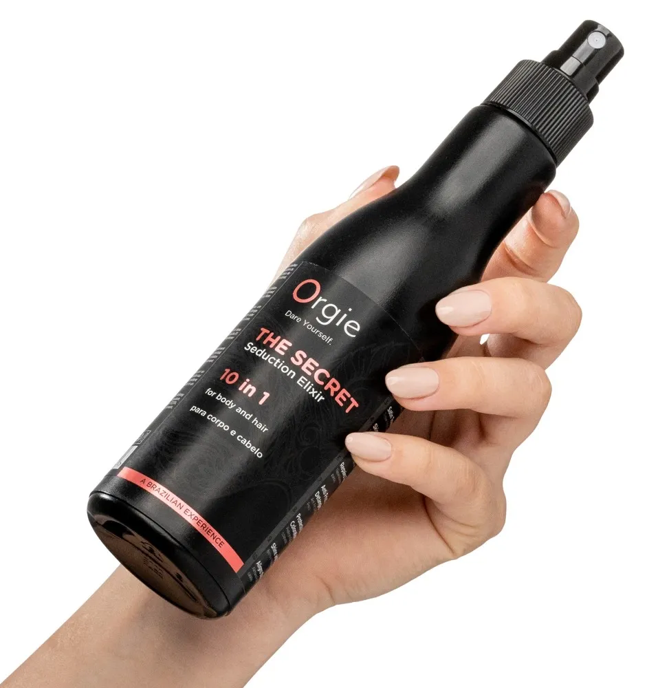 Mléko na tělo a vlasy s feromony Orgie The Secret Seduction Elixir 10 v 1, 200 ml - obrázek 3