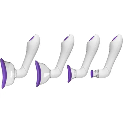 Vakuová pumpa pro ženy CalExotics Intimate Body Pump s vibracemi, 4 nástavce - obrázek 7