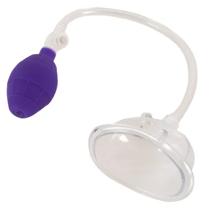 Vakuová pumpa pro ženy Bad Kitty s ručním balonkem, průhledná, 12,5 × 7,5 cm - obrázek 2