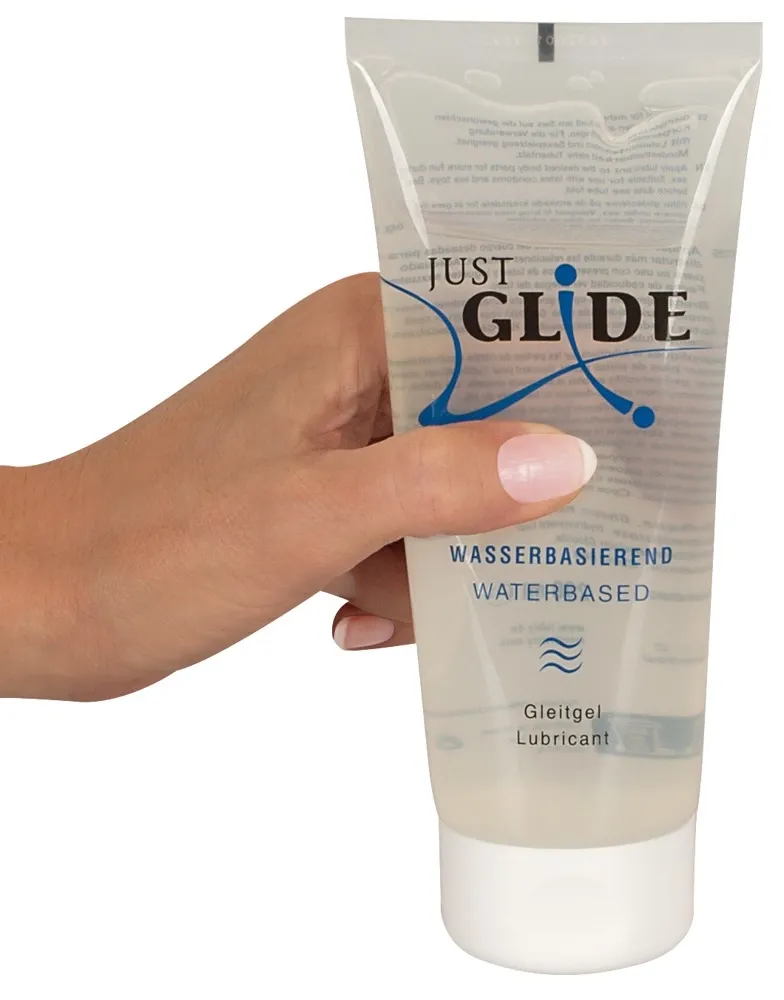 Lubrikační gel Just Glide na vodní bázi, univerzální, veganský, 200 ml - obrázek 3