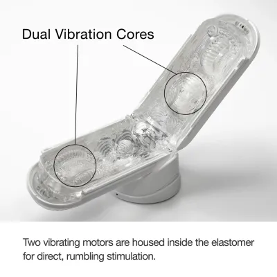 Vibrační masturbátor Tenga Flip Zero Gravity, bílý, 18 cm - obrázek 5