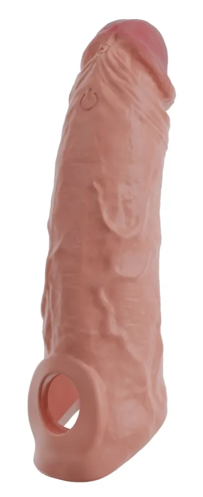 Vibrační návlek na penis Realistixxx RealSleeve s dálkovým ovládáním, 20 cm - obrázek 2