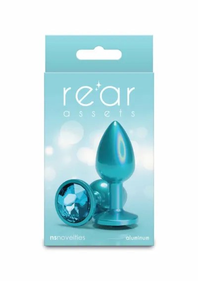 Sada 3 kovových análních kolíků NS Novelties Iridescent Plug, duhový chrom - obrázek 2