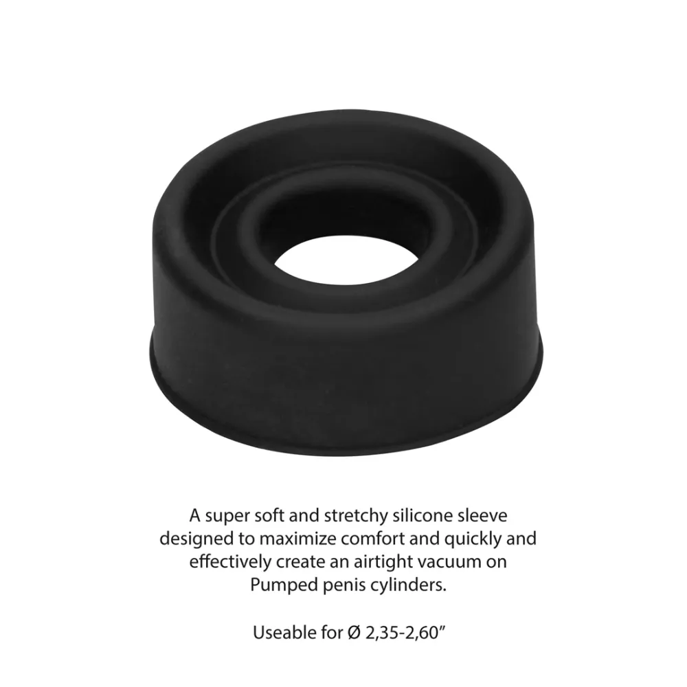 Silikonový návlek na vakuovou pumpu Pumped Comfort Sleeve, velký, průhledný - obrázek 4