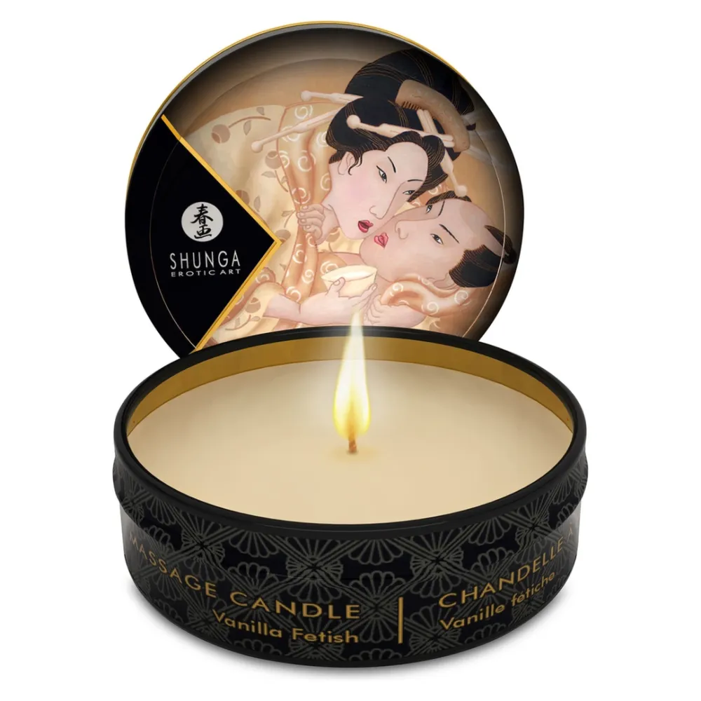 Masážní svíčka Shunga Desire s vůní vanilky, 30 ml