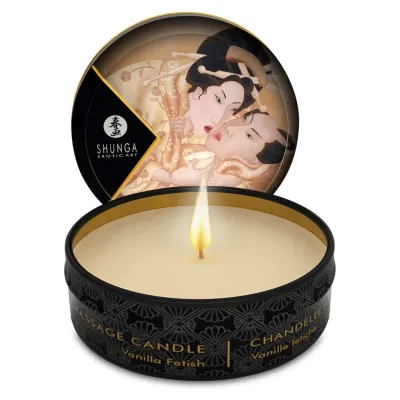Masážní svíčka Shunga Desire s vůní vanilky, 30 ml