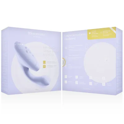 Rabbit vibrátor s tlakovým stimulátorem klitorisu Womanizer Duo 2, lila - obrázek 14