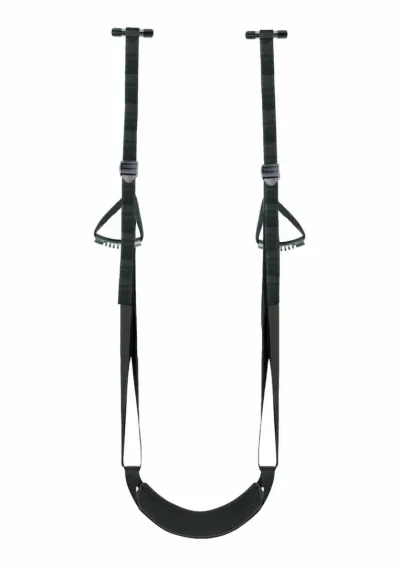Sex houpačka do dveří TABOOM No.1 Door Swing, sametový sedák, 150 kg, černá - obrázek 2