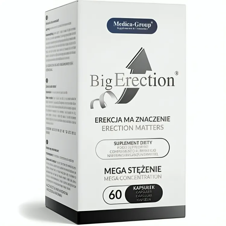 Kapsle na podporu erekce Medica-Group BigErection, 60 ks - obrázek 2