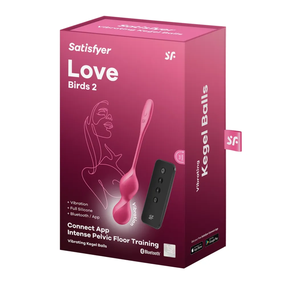 Vibrační venušiny kuličky Satisfyer Love Birds 2 s aplikací - obrázek 2