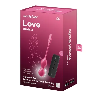 Vibrační venušiny kuličky Satisfyer Love Birds 2 s aplikací - obrázek 2
