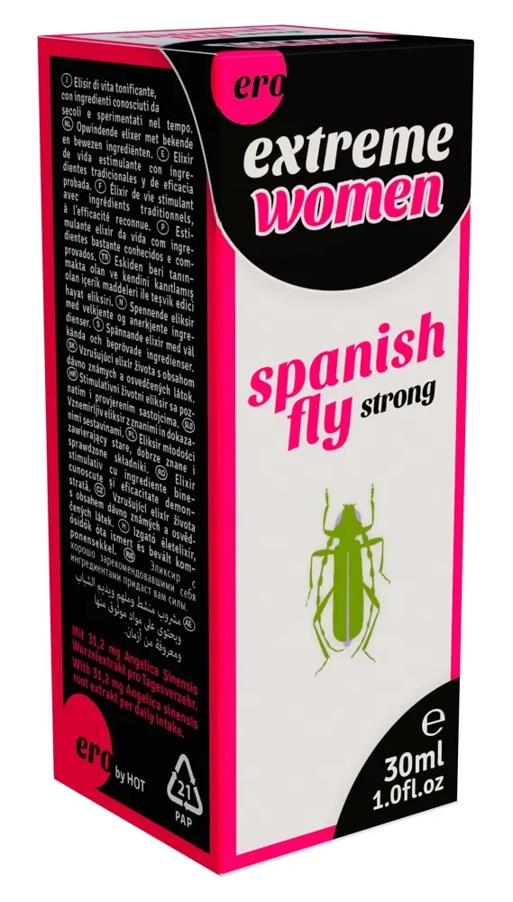 Stimulační kapky pro ženy Cobeco Spanish Fly Extreme, 30 ml