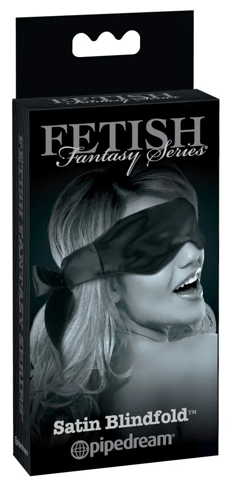 Saténová páska přes oči Fetish Fantasy Limited Edition, černá
