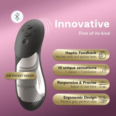Prémiový vibrátor pro páry We-Vibe Chorus Pro s ovladačem, saténově černý - obrázek 10