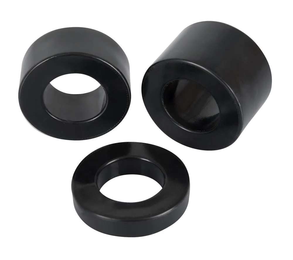 Sada natahovačů varlat Rebel Ball Stretching Kit, 3 kroužky, TPR, černá - obrázek 2