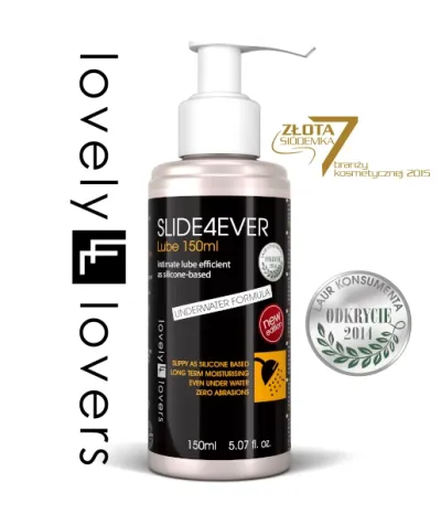 Lubrikační gel Lovely Lovers SLIDE4EVER na glycerinovo-vodní bázi, 150 ml - obrázek 2