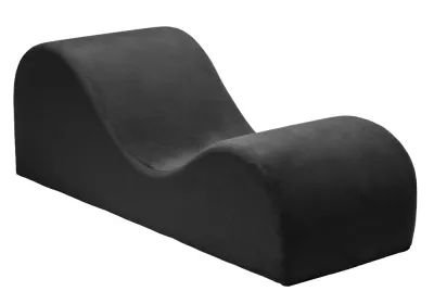 Erotické lehátko Liberator Esse Lounger s opěrkou hlavy, černé - obrázek 3