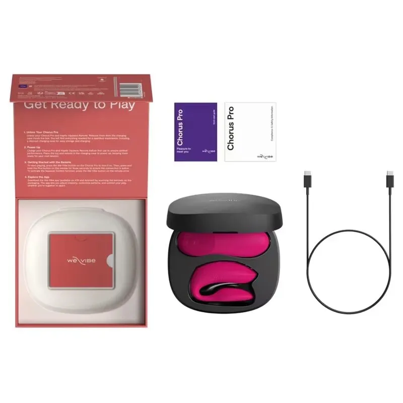 Vibrátor pro páry We-Vibe Chorus Pro, zářivě růžový - obrázek 15