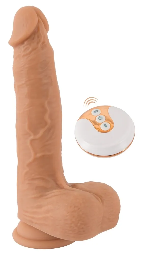 Přirážecí vibrátor You2Toys Natural Thrusting s přísavkou a ovladačem, tělový - obrázek 2