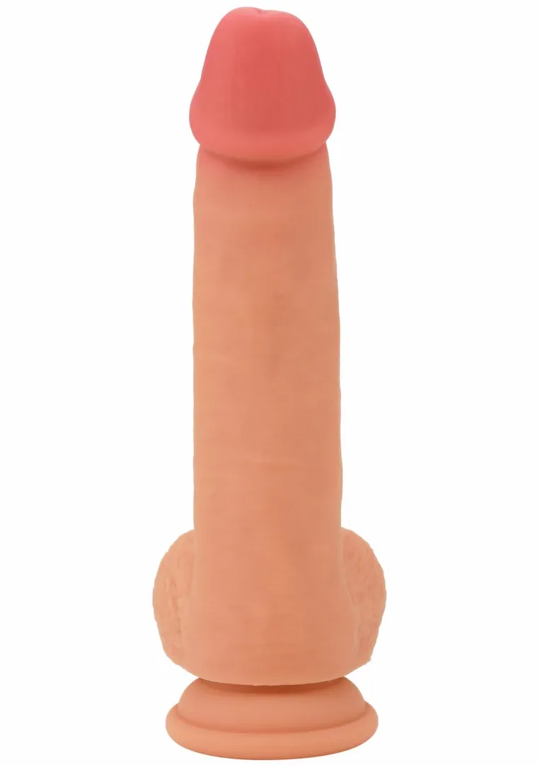 Realistické dildo Inferno by Hidden Desire Dual-Density, tekutý silikon, 18 cm, tělové - obrázek 5