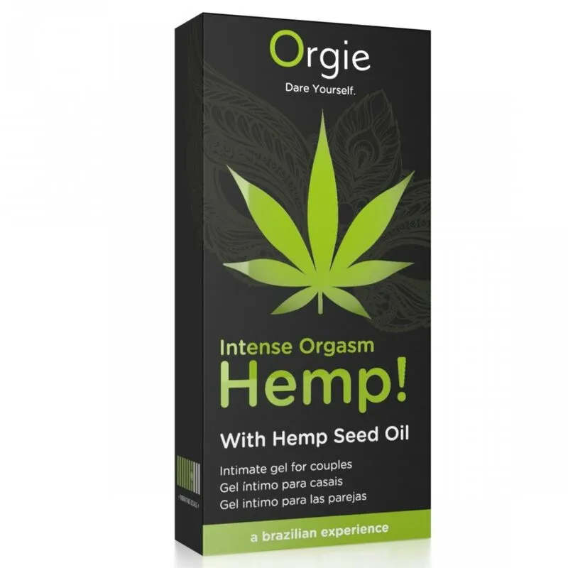 Stimulační gel Orgie Hemp! Intense Sensation s konopným olejem, 15 ml - obrázek 3